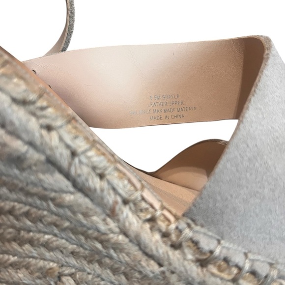 Dolce‎ Vita Shayla Tan Wedge Espadrilles with Ankle Strap Size 8.5 - Picture 6 of 7